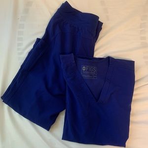 Figs Deep Royal Blue Set XXS / XXSP